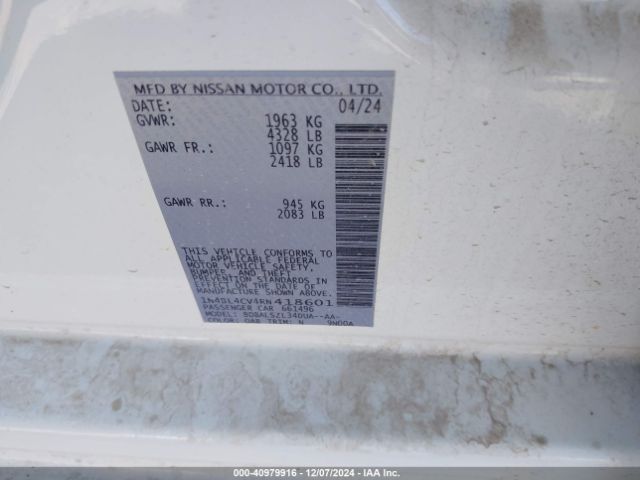 Photo 8 VIN: 1N4BL4CV4RN418601 - NISSAN ALTIMA 