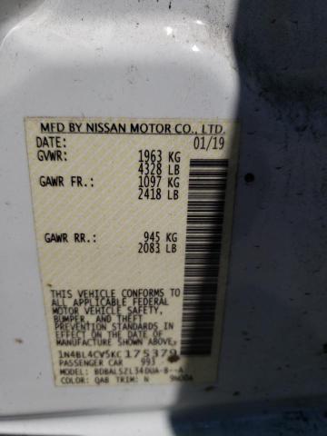 Photo 11 VIN: 1N4BL4CV5KC175379 - NISSAN ALTIMA SR 