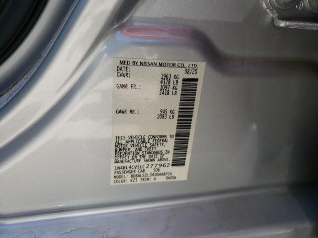 Photo 9 VIN: 1N4BL4CV5LC277962 - NISSAN ALTIMA SR 