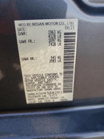 Photo 11 VIN: 1N4BL4CV5PN388201 - NISSAN ALTIMA SR 