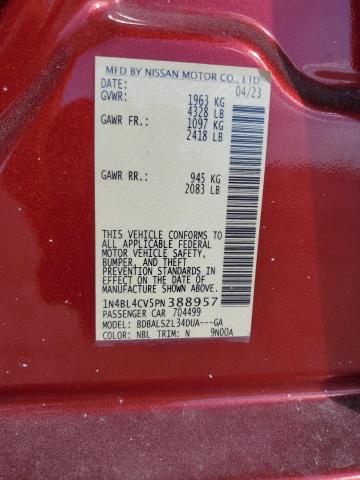 Photo 11 VIN: 1N4BL4CV5PN388957 - NISSAN ALTIMA SR 