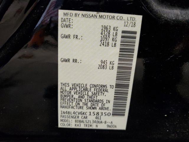 Photo 12 VIN: 1N4BL4CV6KC158350 - NISSAN ALTIMA 