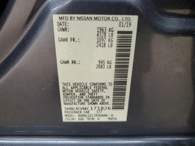 Photo 11 VIN: 1N4BL4CV6KC171826 - NISSAN ALTIMA SR 