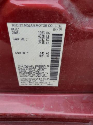 Photo 11 VIN: 1N4BL4CV6KC232947 - NISSAN ALTIMA SR 