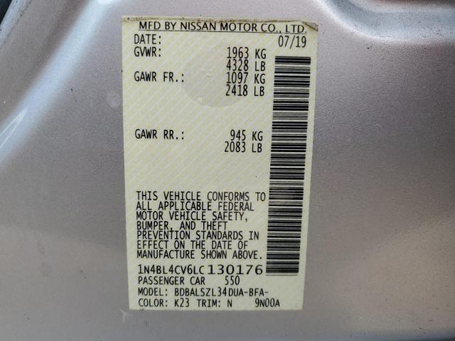 Photo 12 VIN: 1N4BL4CV6LC130176 - NISSAN ALTIMA SR 