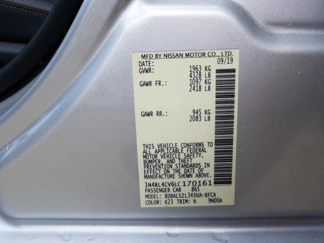 Photo 9 VIN: 1N4BL4CV6LC170161 - NISSAN ALTIMA SR 