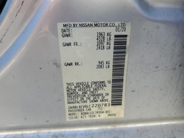 Photo 11 VIN: 1N4BL4CV6LC220783 - NISSAN ALTIMA SR 