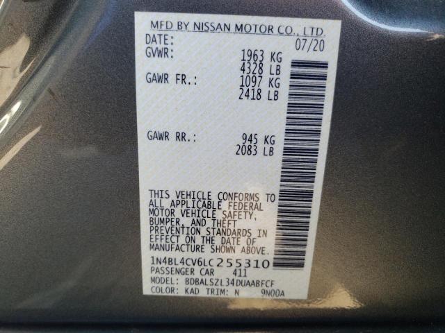 Photo 12 VIN: 1N4BL4CV6LC255310 - NISSAN ALTIMA SR 