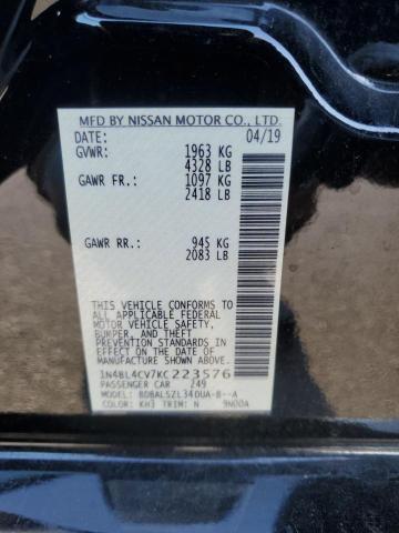 Photo 11 VIN: 1N4BL4CV7KC223576 - NISSAN ALTIMA SR 