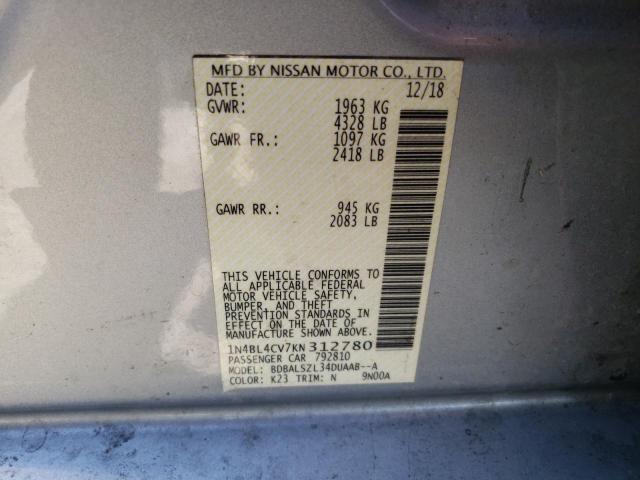 Photo 11 VIN: 1N4BL4CV7KN312780 - NISSAN ALTIMA 