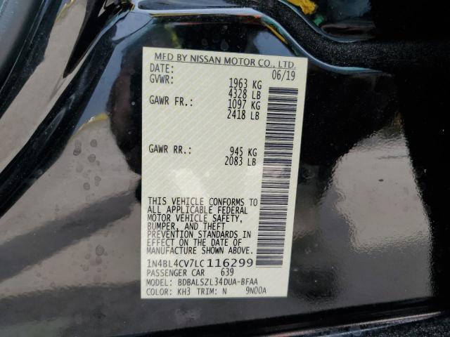 Photo 11 VIN: 1N4BL4CV7LC116299 - NISSAN ALTIMA SR 