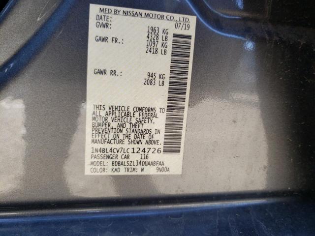 Photo 11 VIN: 1N4BL4CV7LC124726 - NISSAN ALTIMA 