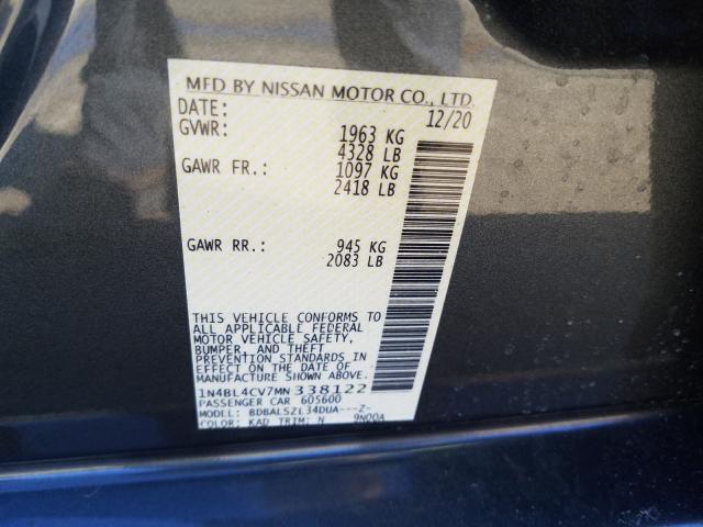 Photo 9 VIN: 1N4BL4CV7MN338122 - NISSAN ALTIMA SR 