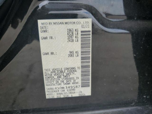 Photo 11 VIN: 1N4BL4CV7MN349587 - NISSAN ALTIMA SR 