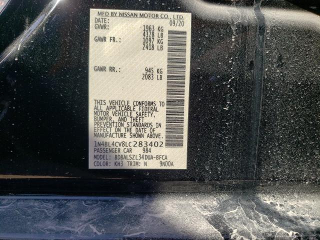 Photo 9 VIN: 1N4BL4CV8LC283402 - NISSAN ALTIMA SR 