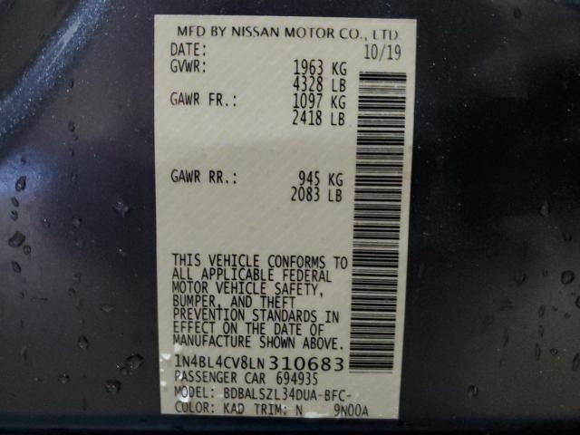 Photo 11 VIN: 1N4BL4CV8LN310683 - NISSAN ALTIMA SR 