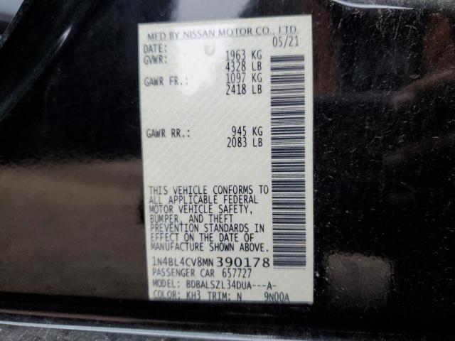 Photo 11 VIN: 1N4BL4CV8MN390178 - NISSAN ALTIMA SR 