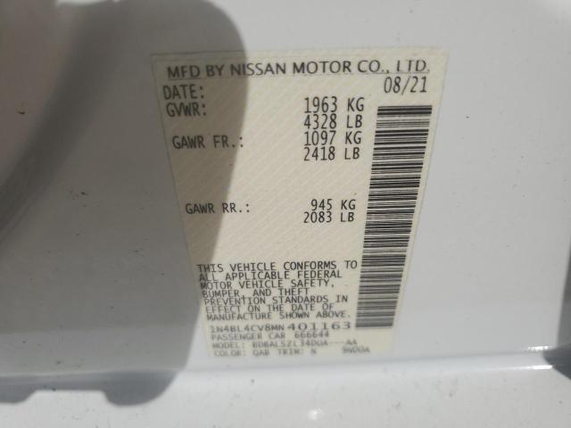 Photo 12 VIN: 1N4BL4CV8MN401163 - NISSAN ALTIMA SR 