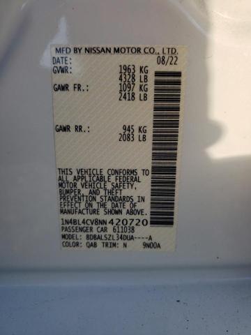 Photo 11 VIN: 1N4BL4CV8NN420720 - NISSAN ALTIMA SR 