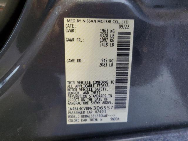 Photo 11 VIN: 1N4BL4CV8PN306557 - NISSAN ALTIMA SR 