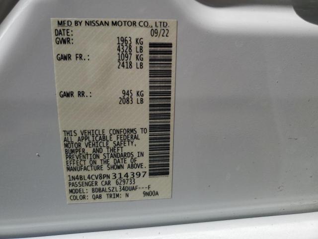 Photo 12 VIN: 1N4BL4CV8PN314397 - NISSAN ALTIMA SR 