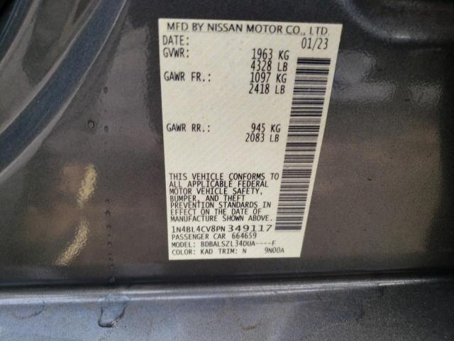 Photo 12 VIN: 1N4BL4CV8PN349117 - NISSAN ALTIMA 