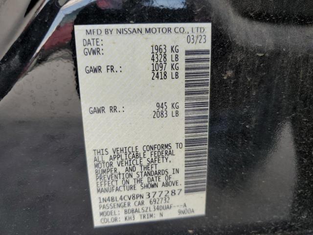 Photo 11 VIN: 1N4BL4CV8PN377287 - NISSAN ALTIMA 