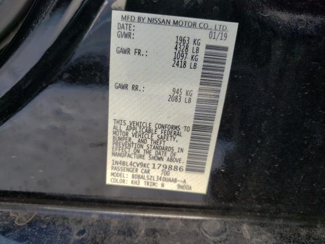 Photo 9 VIN: 1N4BL4CV9KC179886 - NISSAN ALTIMA SR 