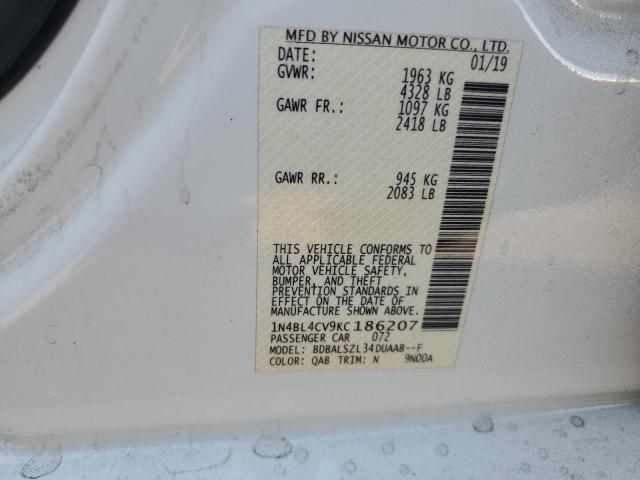 Photo 11 VIN: 1N4BL4CV9KC186207 - NISSAN ALTIMA 