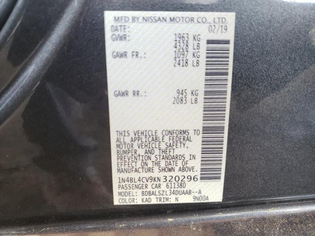 Photo 9 VIN: 1N4BL4CV9KN320296 - NISSAN ALTIMA SR 