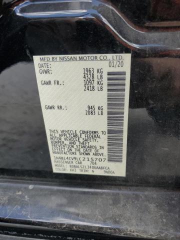 Photo 11 VIN: 1N4BL4CV9LC215707 - NISSAN ALTIMA SR 