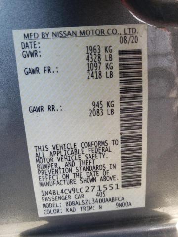 Photo 9 VIN: 1N4BL4CV9LC271551 - NISSAN ALTIMA SR 