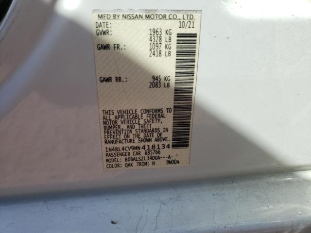 Photo 11 VIN: 1N4BL4CV9MN418134 - NISSAN ALTIMA SR 