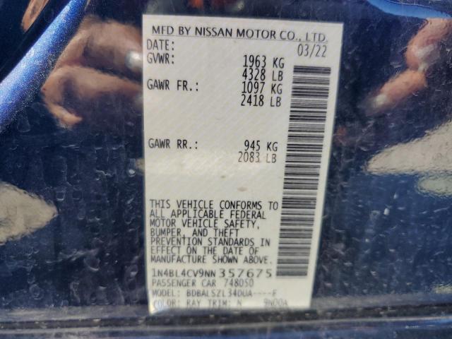 Photo 11 VIN: 1N4BL4CV9NN357675 - NISSAN ALTIMA 