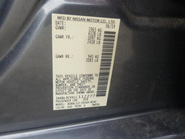 Photo 9 VIN: 1N4BL4CVXLC112277 - NISSAN ALTIMA SR 