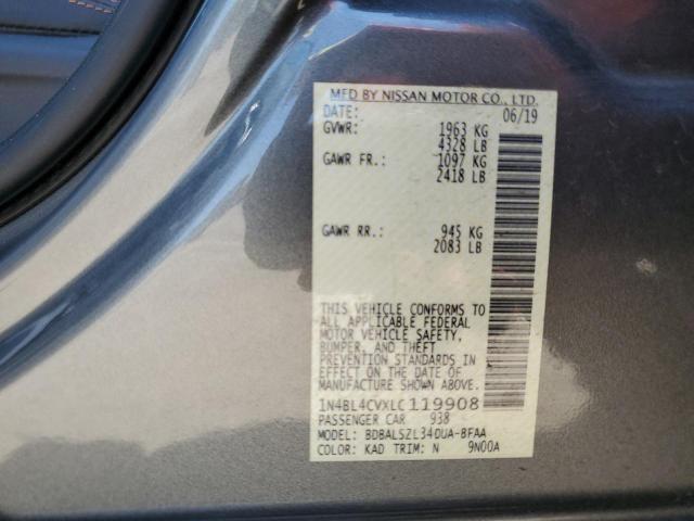 Photo 11 VIN: 1N4BL4CVXLC119908 - NISSAN ALTIMA 