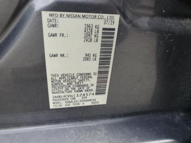 Photo 11 VIN: 1N4BL4CVXLC124574 - NISSAN ALTIMA SR 