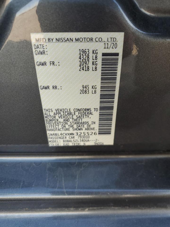 Photo 12 VIN: 1N4BL4CVXMN325526 - NISSAN ALTIMA 