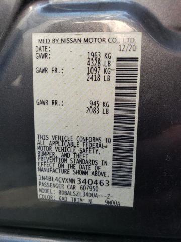 Photo 12 VIN: 1N4BL4CVXMN340463 - NISSAN ALTIMA 