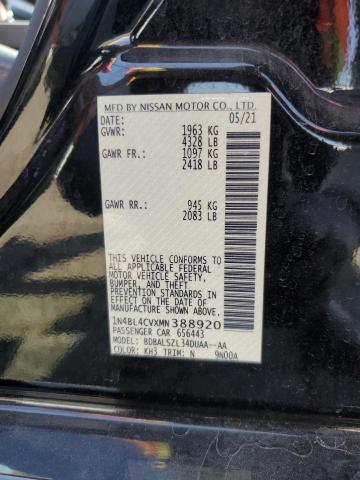 Photo 11 VIN: 1N4BL4CVXMN388920 - NISSAN ALTIMA SR 