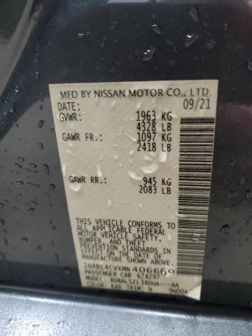 Photo 12 VIN: 1N4BL4CVXMN406669 - NISSAN ALTIMA 