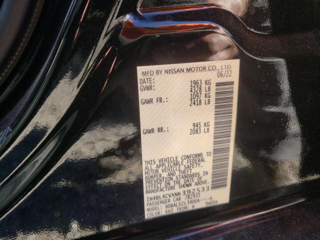 Photo 9 VIN: 1N4BL4CVXNN392533 - NISSAN ALTIMA SR 