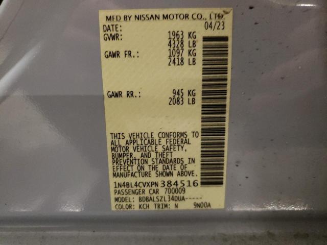 Photo 11 VIN: 1N4BL4CVXPN384516 - NISSAN ALTIMA 