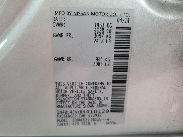 Photo 11 VIN: 1N4BL4CVXRN410129 - NISSAN ALTIMA 