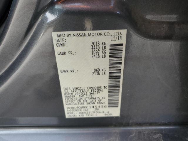 Photo 11 VIN: 1N4BL4CW0KC145456 - NISSAN ALTIMA SR 