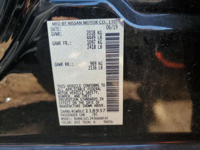 Photo 11 VIN: 1N4BL4CW0LC118937 - NISSAN ALTIMA SR 