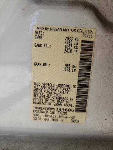 Photo 11 VIN: 1N4BL4CW0PN393606 - NISSAN ALTIMA SR 