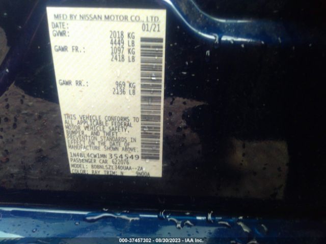 Photo 8 VIN: 1N4BL4CW1MN354549 - NISSAN ALTIMA 