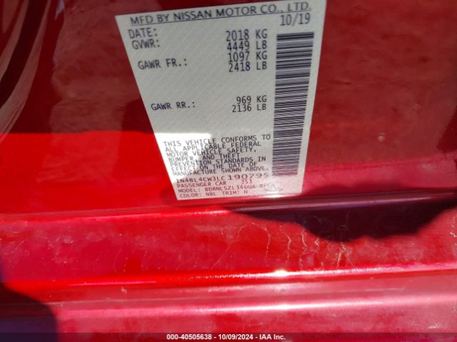 Photo 8 VIN: 1N4BL4CW3LC190795 - NISSAN ALTIMA 