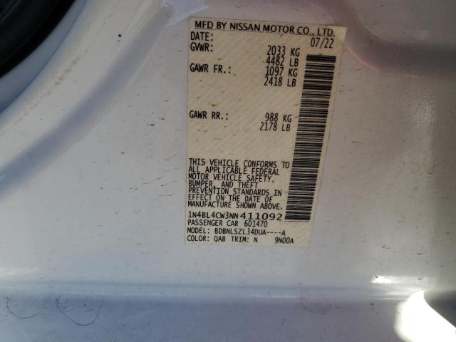 Photo 12 VIN: 1N4BL4CW3NN411092 - NISSAN ALTIMA SR 